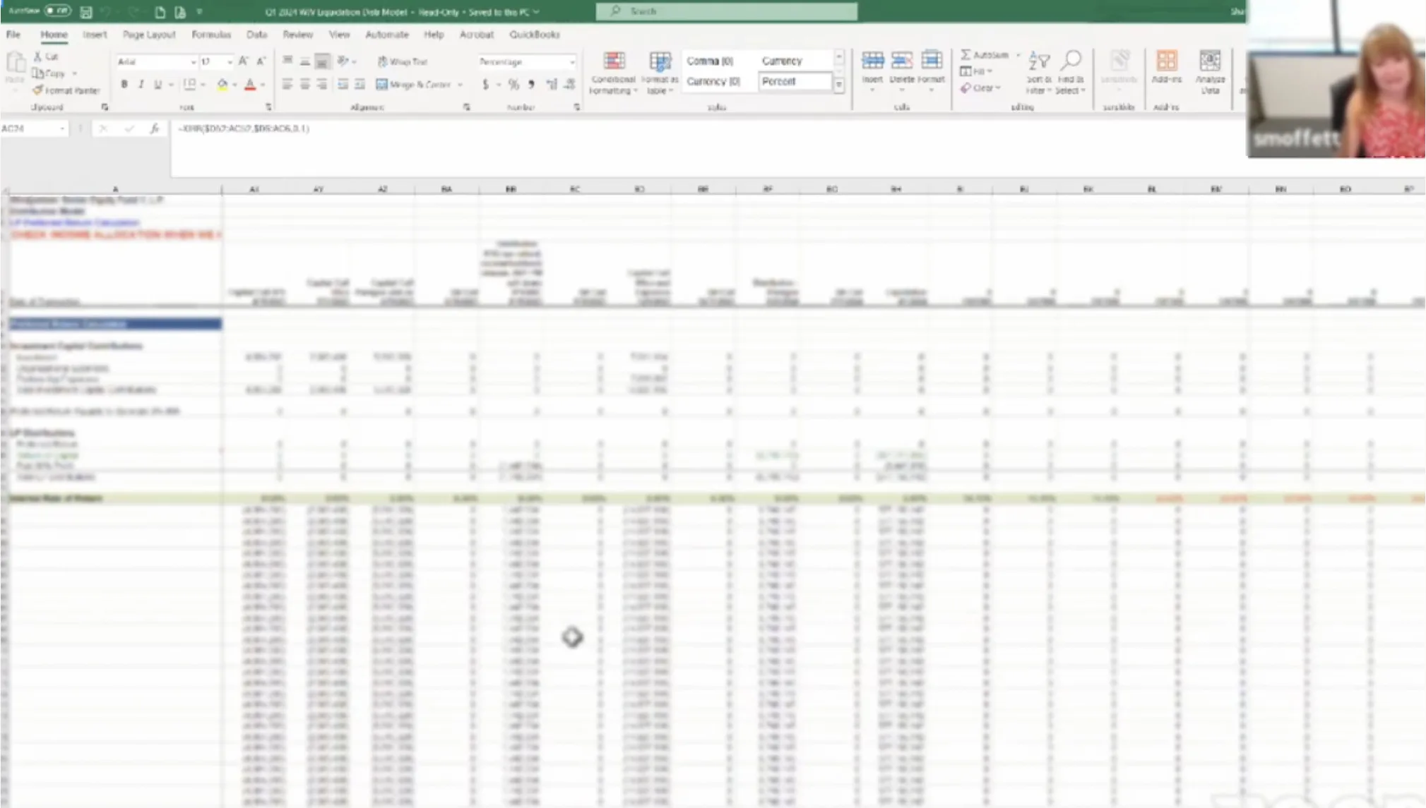 Pivot tables in Excel — dense workbook, complexity included